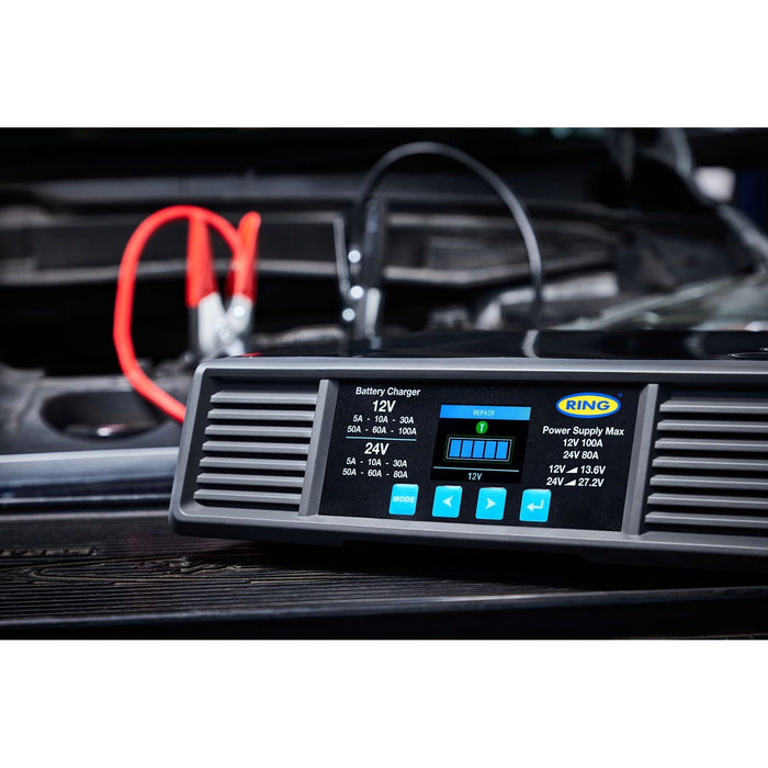 Ring Smart Charge Pro 100A 12/24V Ring Automotive - Dynamic Drive