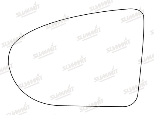 Summit Heated Base Plate With Blind Spot Mirror Nissan Qashqai 08 On LHS Summit - Dynamic Drive