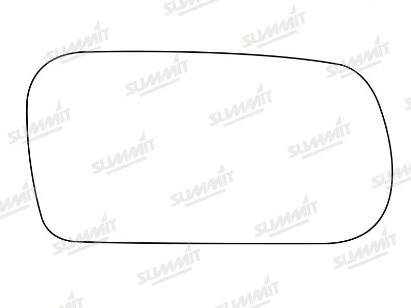 Summit Stick-On Standard Mirror Glass fits Honda Prelude RHS Summit - Dynamic Drive
