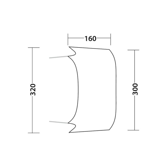 Outwell Lounge Tent Lounge Connector Medium Outwell - Dynamic Drive