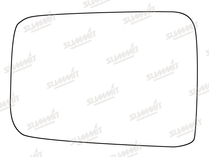 Summit Stick-On Standard Mirror Glass fits Ford Granada RHS Summit - Dynamic Drive