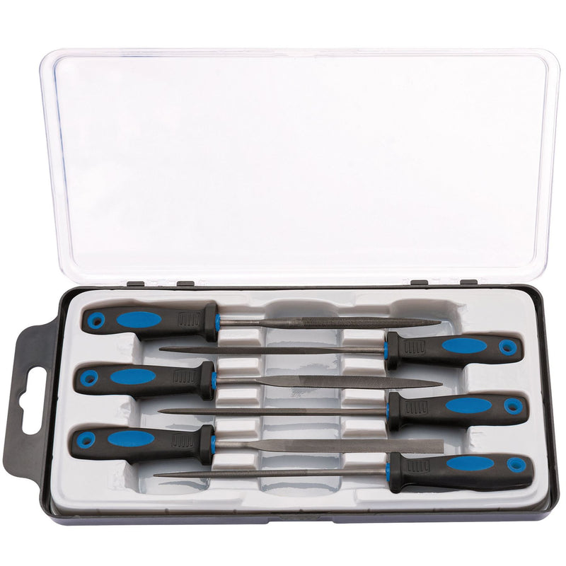 Draper Soft Grip Needle File Set, 150mm (6 Piece) 83480 Draper - Dynamic Drive