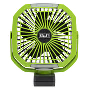 Sealey 4-Speed Portable Clip Fan with Worklight 8" SCF8WL Sealey - Dynamic Drive