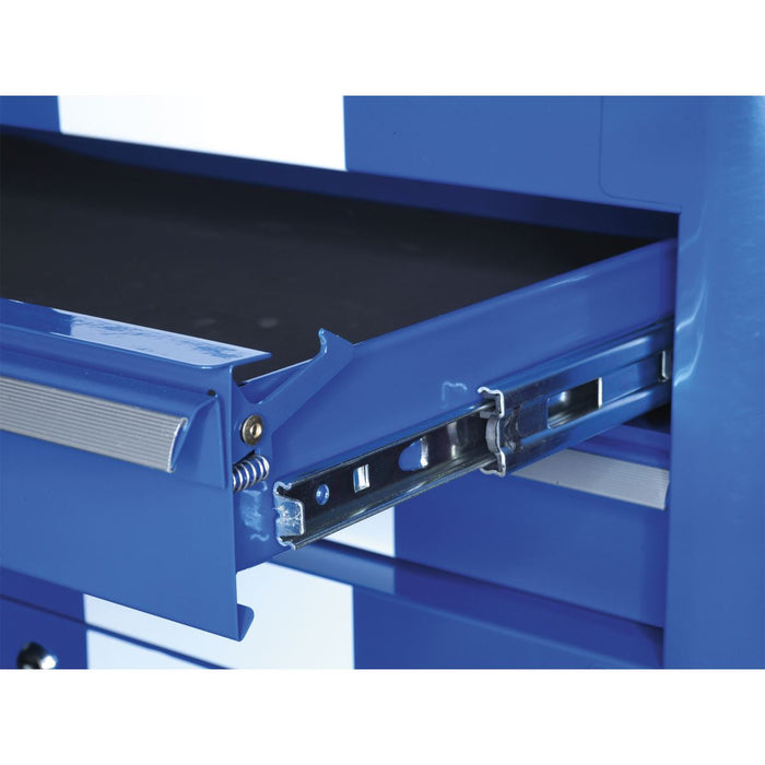 Sealey Retro Style Extra-Wide Topchest & Rollcab Combination 10 Drawer Blue/Whit Sealey - Dynamic Drive