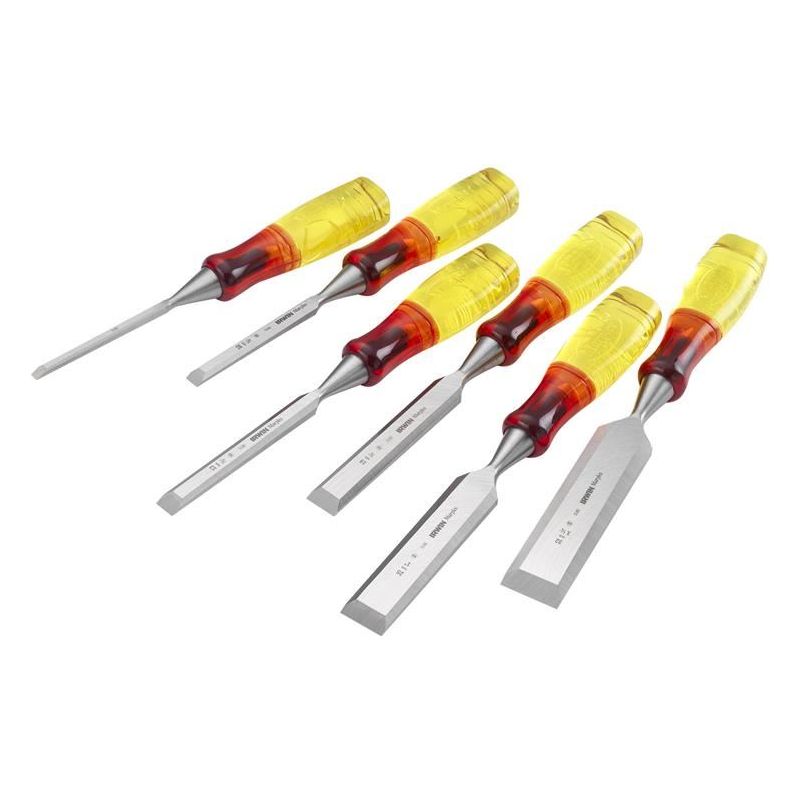 Irwin® Marples® M373 Bevel Edge Chisel Splitproof Handle Set, 6 Piece IRWIN® Marples® - Dynamic Drive