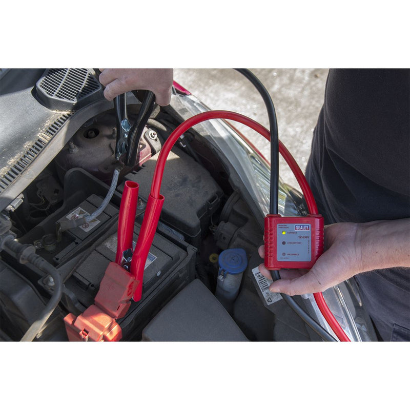 Sealey Booster Cables 7m 450A 25mmï with 12/24V Electronics Protection Sealey - Dynamic Drive