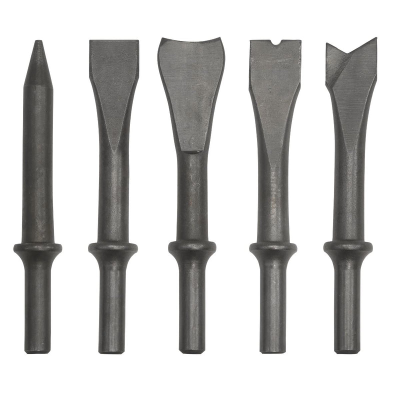 Sealey Air Hammer Chisel Set 120mm 5pc SA12C Sealey - Dynamic Drive