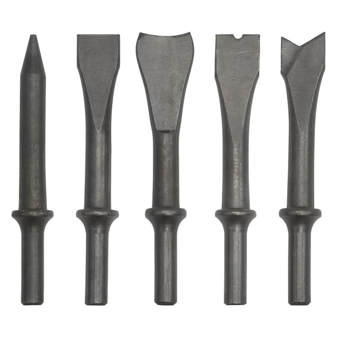 Sealey Air Hammer Chisel Set 120mm 5pc SA12C Sealey - Dynamic Drive