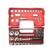 Facom 1/2in Drive 12-Point Detection Box Socket Set, 22 Piece Facom - Dynamic Drive