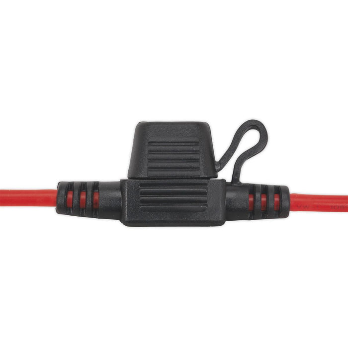 Sealey MINI Blade Fuse Holder Splash-proof 30A Pack of 10 FHMSP30 Sealey - Dynamic Drive