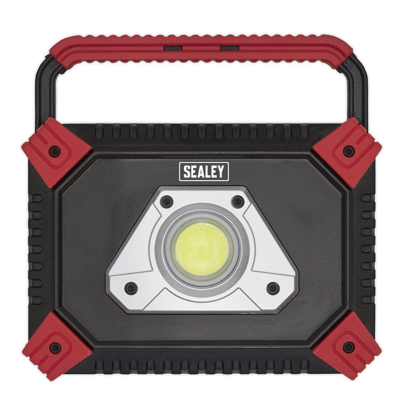 Sealey Rechargeable Portable Floodlight & Power Bank 20W COB LED LED184 Sealey - Dynamic Drive