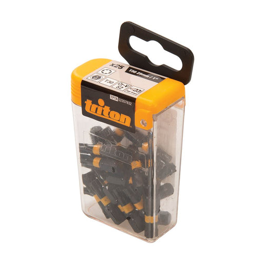 Triton T30 Screwdriver Impact Bit 25pk T30 25mm Triton - Dynamic Drive