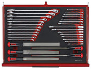 Teng Tools 26" PRO35™ roller cabinet FOAM tool kit 335 pieces red Town Tools - Dynamic Drive