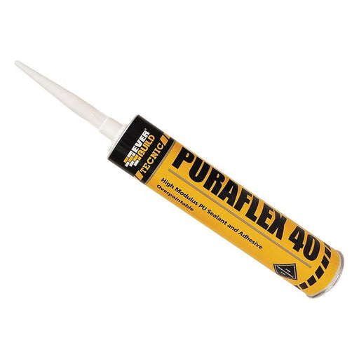 Everbuild Sika Industrial Puraflex 40 Sealant Black 300ml Everbuild Sika - Dynamic Drive