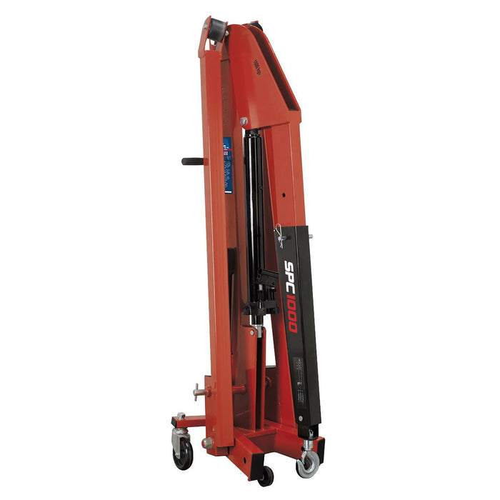 Sealey Folding Engine Crane 1 Tonne SPC1000 Sealey - Dynamic Drive