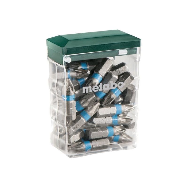Metabo Bit Box Pozi Bits PZ2 x 25mm (25) Metabo - Dynamic Drive