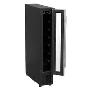 Baridi Extra-Slim 7 Bottle Wine Fridge & Cooler 15cm - Stainless Steel Baridi - Dynamic Drive
