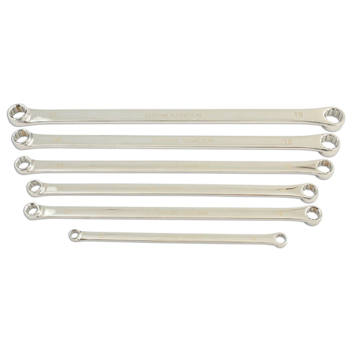 Laser Extra Long Ring Spanner Set 6pc 5672 Laser - Dynamic Drive