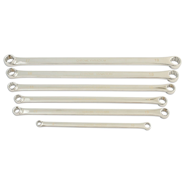 Laser Extra Long Ring Spanner Set 6pc 5672 Laser - Dynamic Drive
