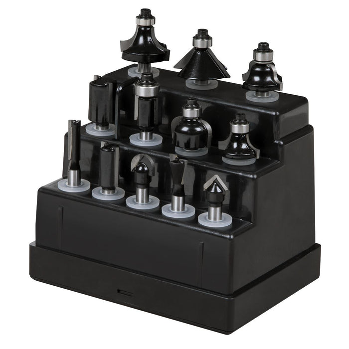 Sealey Shank Router Bit Set 1/4" 12pc AK9912 Sealey - Dynamic Drive