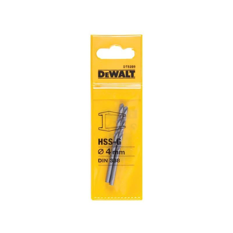 Dewalt Power Tools HSS-G Jobber Drill Bit 4.0mm OL:75mm WL:43mm DeWALT Power Tools - Dynamic Drive