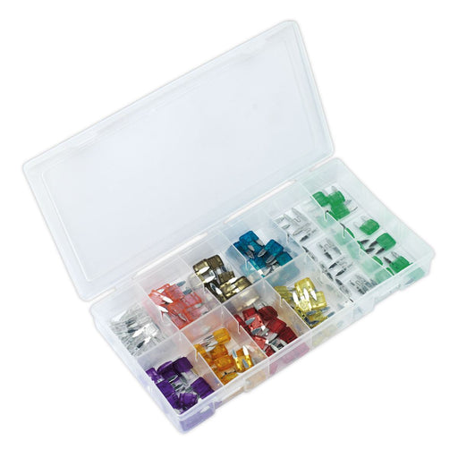 Sealey Automotive MINI Blade Fuse Assortment 100pc BCF100 Sealey - Dynamic Drive