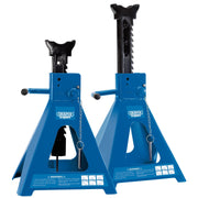 Draper Pneumatic Rise Ratcheting Axle Stands, 10 Tonne (Pair) 01815 Draper - Dynamic Drive