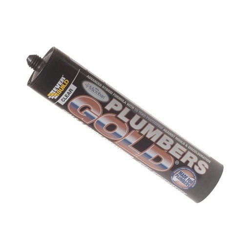 Everbuild Sika Plumbers Gold Clear 290ml Everbuild Sika - Dynamic Drive