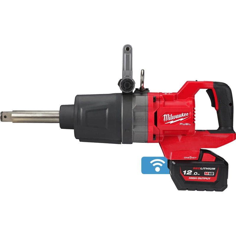 Milwaukee M18 FUEL ONE-KEY 1in. High Torque D-Handle Impact Wrench With Friction Ring And Extended Anvil Milwaukee - Dynamic Drive
