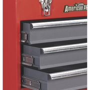 Sealey Tool Chest 3 Drawer Portable - Red/Grey AP9243BB Sealey  - Dynamic Drive