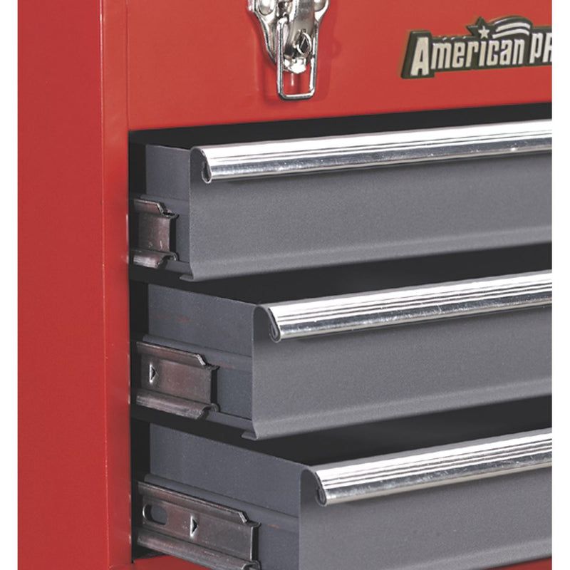Sealey Tool Chest 3 Drawer Portable with Ball-Bearing Slides Red/Grey AP9243BB Sealey - Dynamic Drive