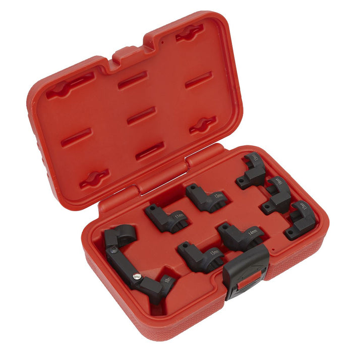Sealey Injector Pipe Socket Set 9pc 3/8"Sq Drive AK6985 Sealey - Dynamic Drive