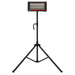 Sealey Infrared Quartz Heater with Tripod Stand 230V 1.2kW IR12CT Sealey - Dynamic Drive