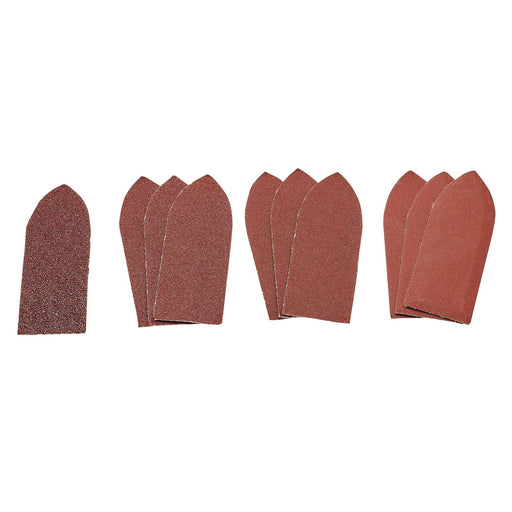 Draper Assorted Hook and Loop Aluminium Oxide Sanding Sheets, 32 x 92mm (Pack of Draper - Dynamic Drive