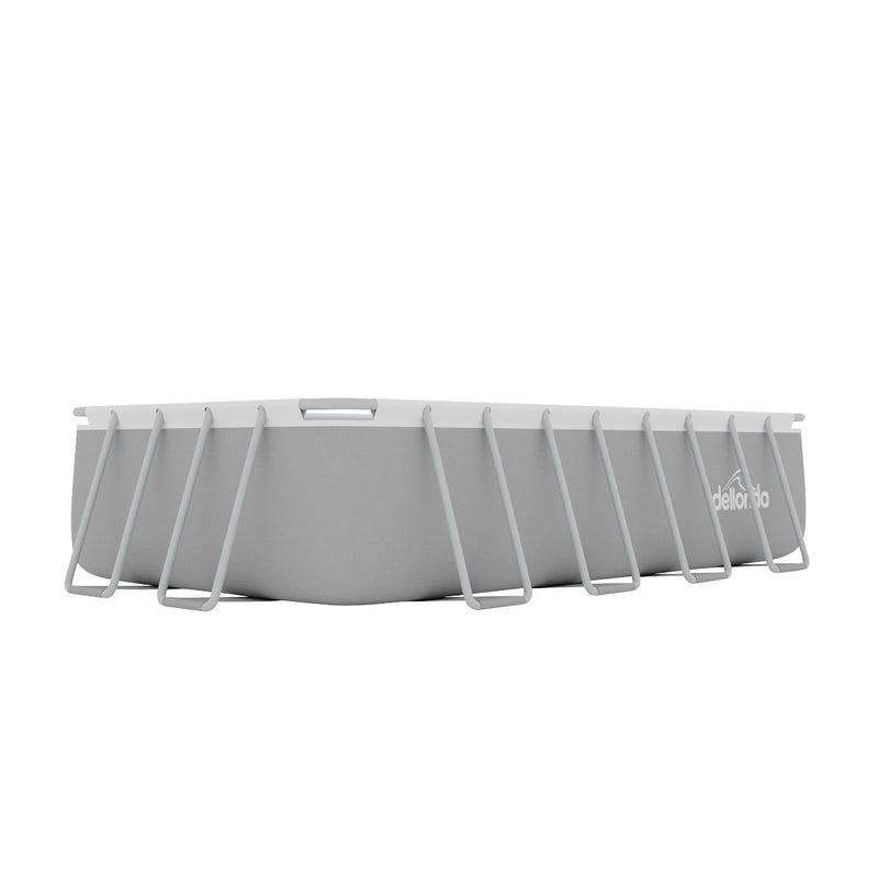 Dellonda Deluxe Steel Frame Swimming Pool with Filter Pump 18ft DL22 Dellonda - Dynamic Drive