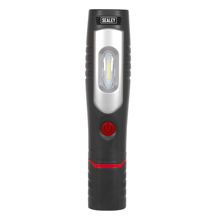 Sealey Rechargeable 360 Inspection Light 7 SMD & 3W SMD LED Black Lithium-ion Sealey - Dynamic Drive
