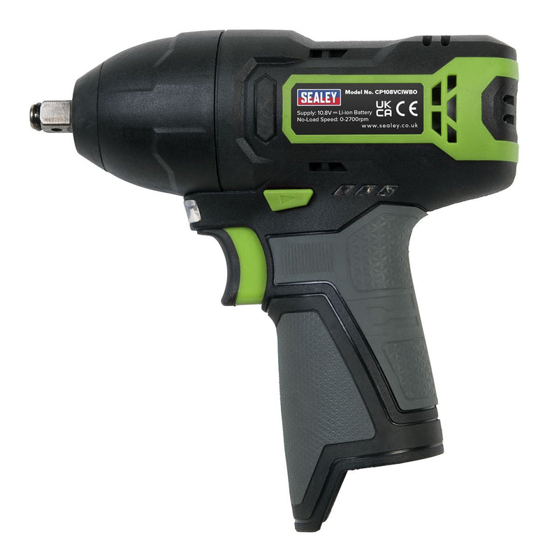 Sealey Cordless Impact Wrench 3/8"Sq Drive 10.8V 2Ah SV10.8 Series CP108VCIW Sealey - Dynamic Drive