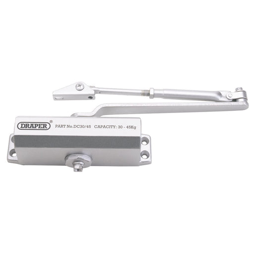 Draper Adjustable Automatic Door Closer for Doors Between 25kg and 45kg 62893 Draper - Dynamic Drive