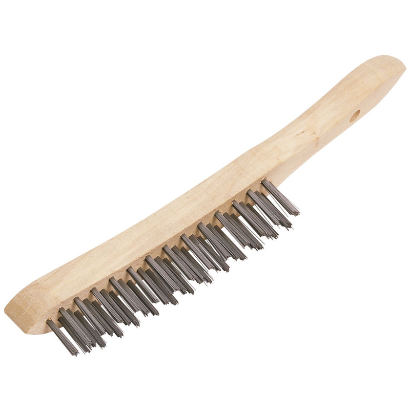 Draper Wire Scratch Brush, 3 Row, 290mm 31569 Draper - Dynamic Drive