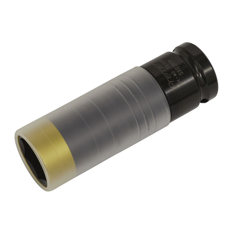 Sealey Alloy Wheel Ultra-Power Impact Socket 19mm 1/2"Sq Drive SX03919 Sealey - Dynamic Drive