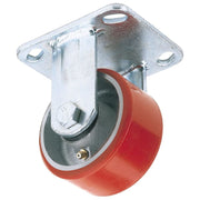Draper Fixed Plate Fixing Heavy Duty Polyurethane Wheel, 100mm Diameter, S.W.L. Draper - Dynamic Drive