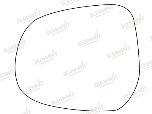 Summit Heated Base Plate With Standard Mirror Glass fits Vauxhall Agila 08 on Suzuki Splash 08 on LHS Summit - Dynamic Drive