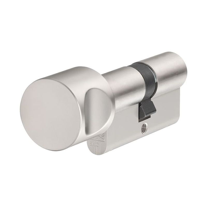 Abus Mechanical KE60NP Euro Thumbturn Cylinder Nickel Pearl Z30mm / K35mm Box ABUS Mechanical - Dynamic Drive