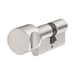 Abus Mechanical KE60NP Euro Thumbturn Cylinder Nickel Pearl Z30mm / K35mm Box ABUS Mechanical - Dynamic Drive