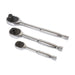 Laser Standard Ratchet Set 1/4"D, 3/8"D, 1/2"D 3pc 6421 Laser - Dynamic Drive
