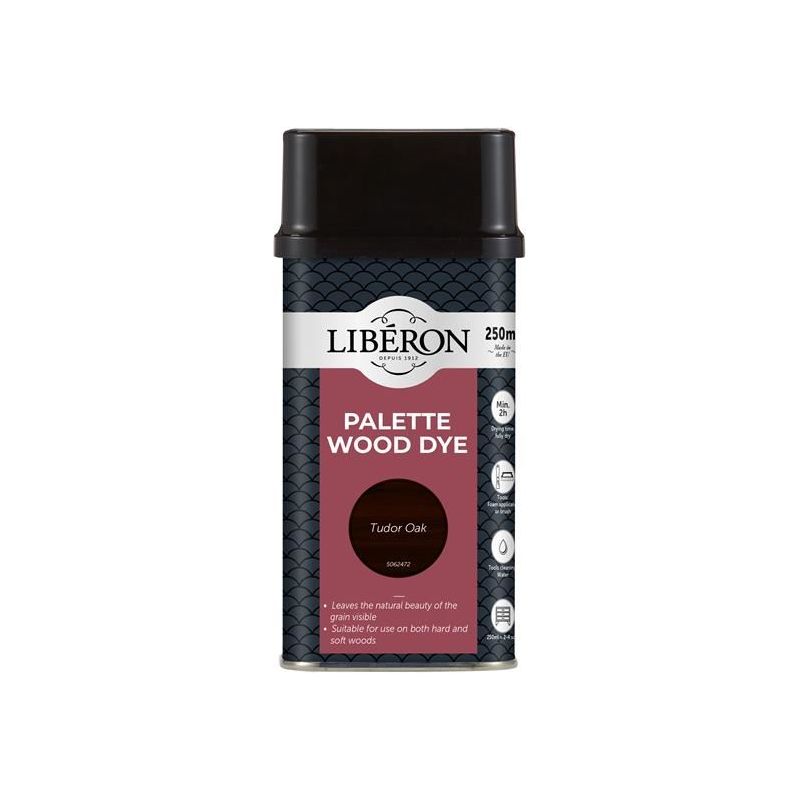 Liberon Palette Wood Dye Tudor Oak 250ml Liberon - Dynamic Drive