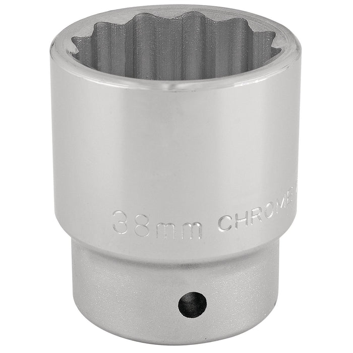 Draper 12 Point Socket, 3/4" Sq. Dr., 38mm 16703 Draper - Dynamic Drive