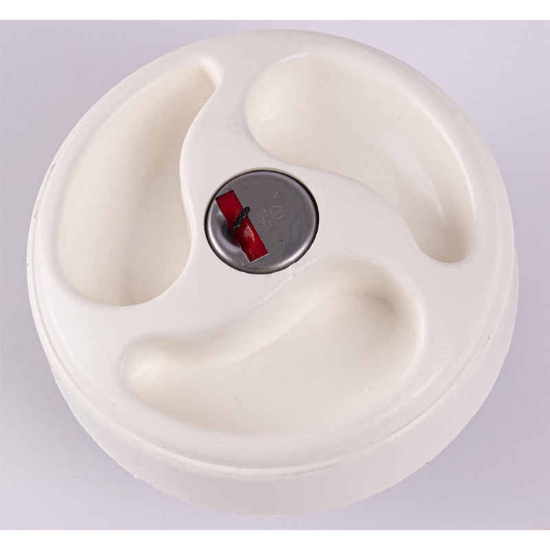 White Lockable Water Tank Filler Cap with Keys ES2250 Caravan / Motorhome / Boat PLS  - Dynamic Drive
