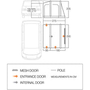 Vango Faros II LOW Poled Drive-Away Awning for Campervans Vango - Dynamic Drive
