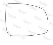 Summit Stick-On Standard Mirror Glass fits Nissan Note RHS Summit - Dynamic Drive